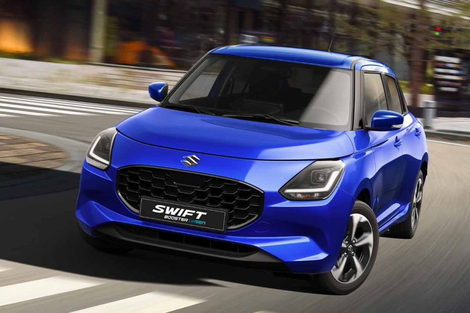 Suzuki Swift Boostergreen 2025 en México - diseño exterior color azul