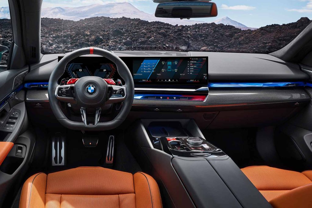 BMW M5 2025 interiores