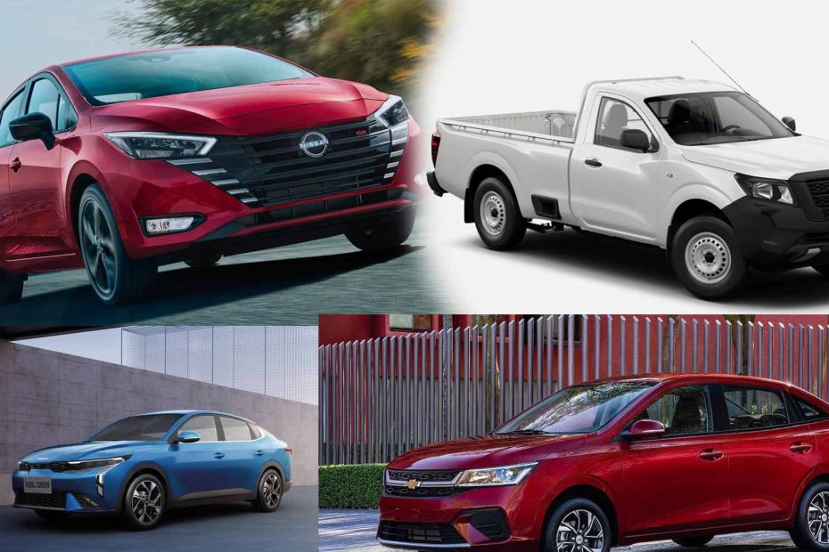 Nissan Versa, Nissan NP30, Chevrolet Aveo, Kia K3 en los autos más vendidos en México, mayo 2024