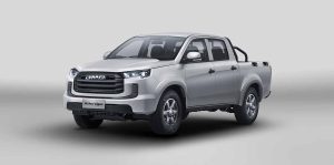 JMC Vigus 2025 en México - diseño exterior color plata con detalles en negro