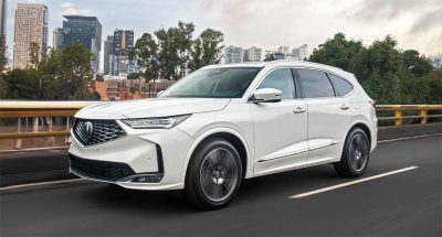 Acura MDX 2025 exterior color blanco en calle