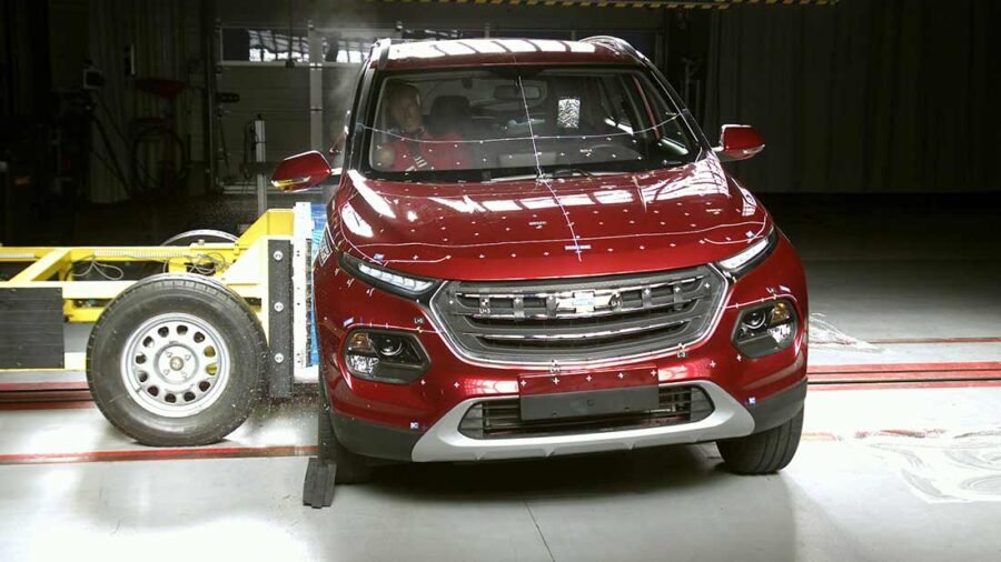 Chevrolet Groove 2024 en pruebas de seguridad Latin NCAP