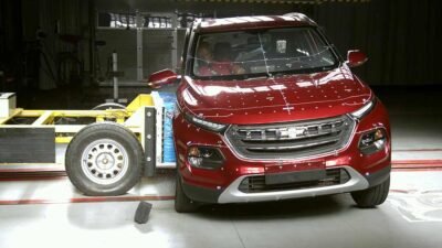 Chevrolet Groove 2024 en pruebas de seguridad Latin NCAP: impacto lateral