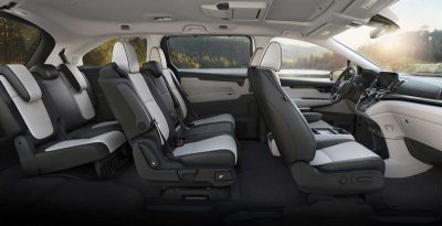 La Honda Odyssey 2025 llega a México - diseño interior de sus tres filas