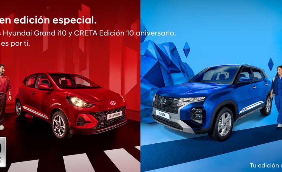 Hyundai Creta y Grand i10 HB edición 10 Aniversario en México