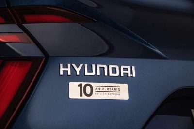 Hyundai Creta edición 10 Aniversario en México - emblema y distintivo especial