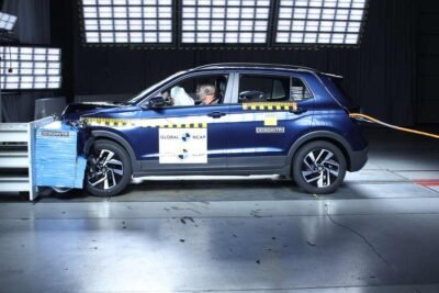 VW T-Cross 2024 en pruebas de seguridad Latin NCAP: impacto lateral, pruebas en septiembre 2024