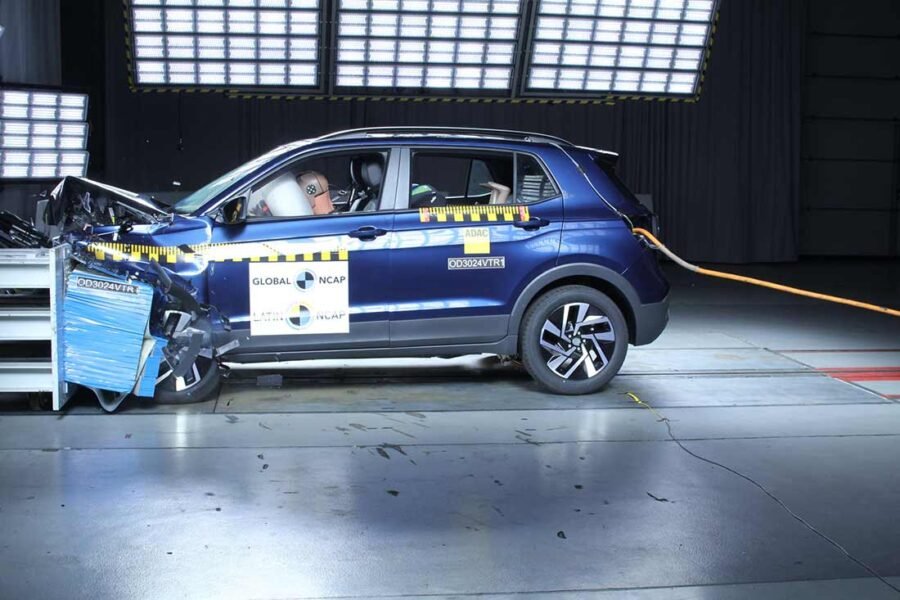 VW T-Cross 2024 en pruebas de seguridad Latin NCAP: impacto lateral