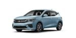 Chevrolet Aveo Hatchback 2025 color azul, diseño exterior moderno