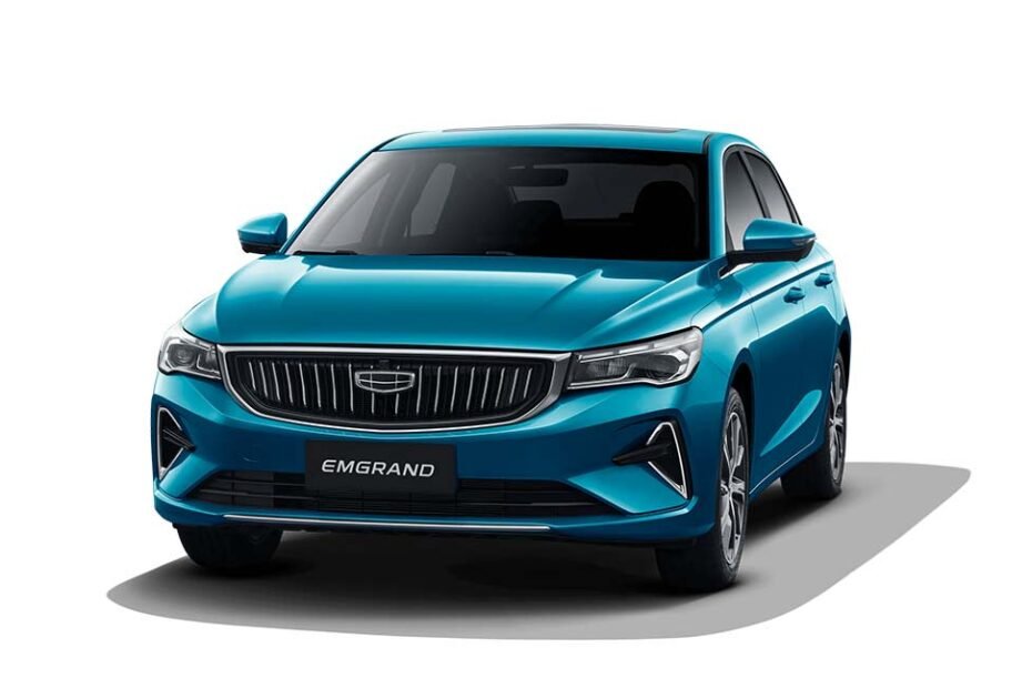 Geely Emgrand 2025 en México: diseño exterior, parte frontal, faros LED