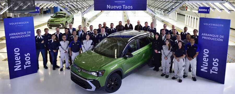 Volkswagen Taos 2025 desde la fábrica de Puebla en México