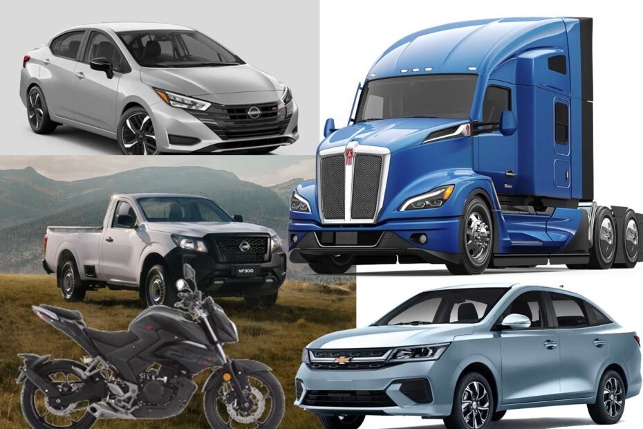 Los 5 vehículos (autos, camiones y motos) más robas en México en 2024