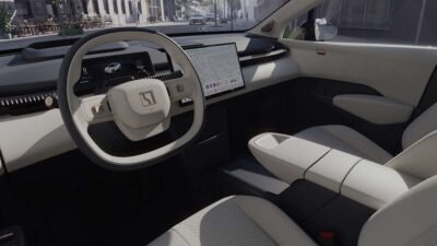 Zeekr X 2025 en México, diseño de interiores, cabina, volante, pantallas, consola central