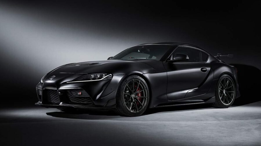 TGR Supra A90 Final Edition 2025, diseño exterior, color negro