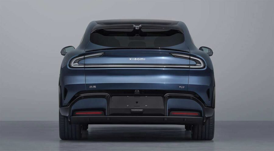 Xiaomi YU7 SUV eléctrico diseño exterior, parte trasera