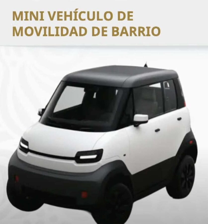 Armadora Olinia: auto eléctrico mexicano de Movilidad de Barrio, para el trabajo, repartidores, negocios, etc